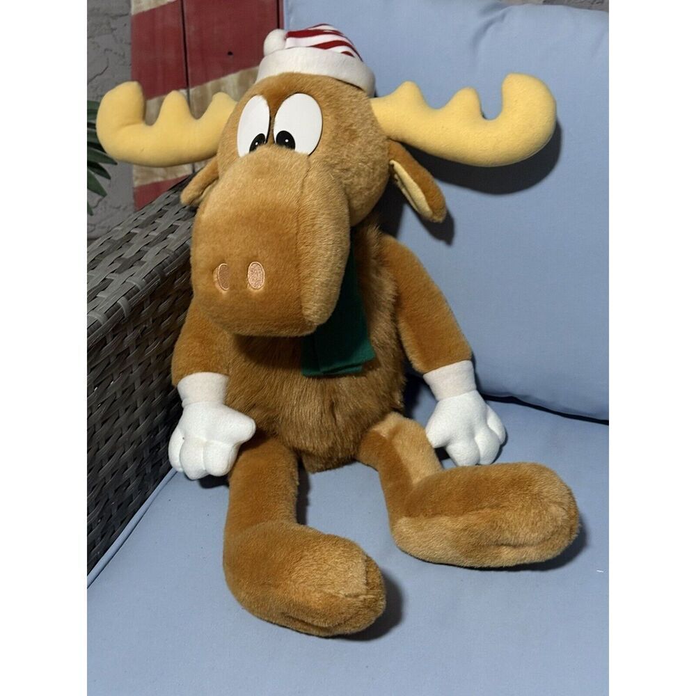 Vintage “Rocky & Bull Winkle” Bull Winkle 24 Inch Plush 1996